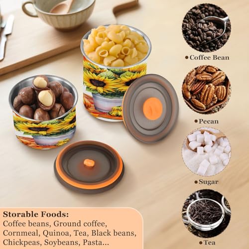Contenedor hermético de acero para café 17oz miniatura 5