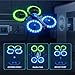 Drones for Kids, 3in1 Battle Drone with LED Lights, 3D Flip, Circle Fly, Altitude Hold, Remote Control Car Functions, Mini Drone for Boys Girls 4-8 6-12 Christmas and Birthday Gifts