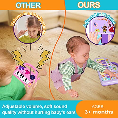 Ciro Baby Toys 6 To 12 Months, Interactive Baby Piano With Music, Play To Learn, Early Learning Educational Pretend Keyboards For Toddler Boys And Girls #TOP4