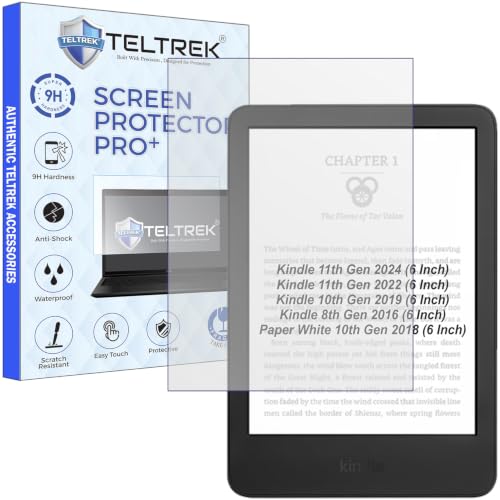 Image of Screen Guard Compatible With All New Kindle /Kindle Kids e reader 6 Inch (11th /10th /8th Gen, 2024 /2022 /2019 /2016) & Paperwhite 6 inch Inch Tab 10th Gen 2018Not a Tempered Glass Screen Protector