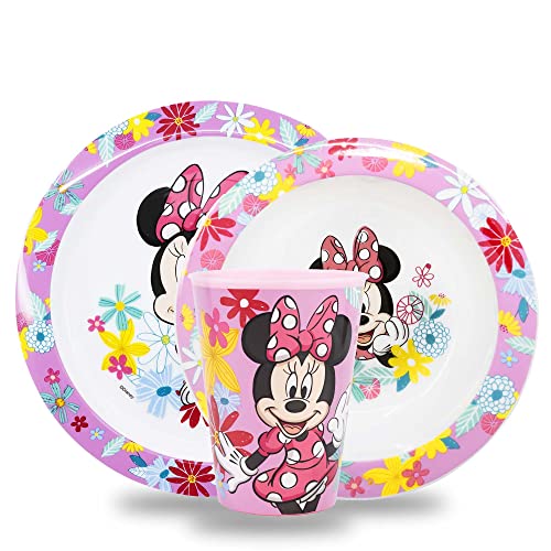 Stor Piatto Per Bambini In Plastica Con Topolino – Riutilizzabile, Adatto Al Microonde, Senza BPA, Licenza Ufficiale - 5