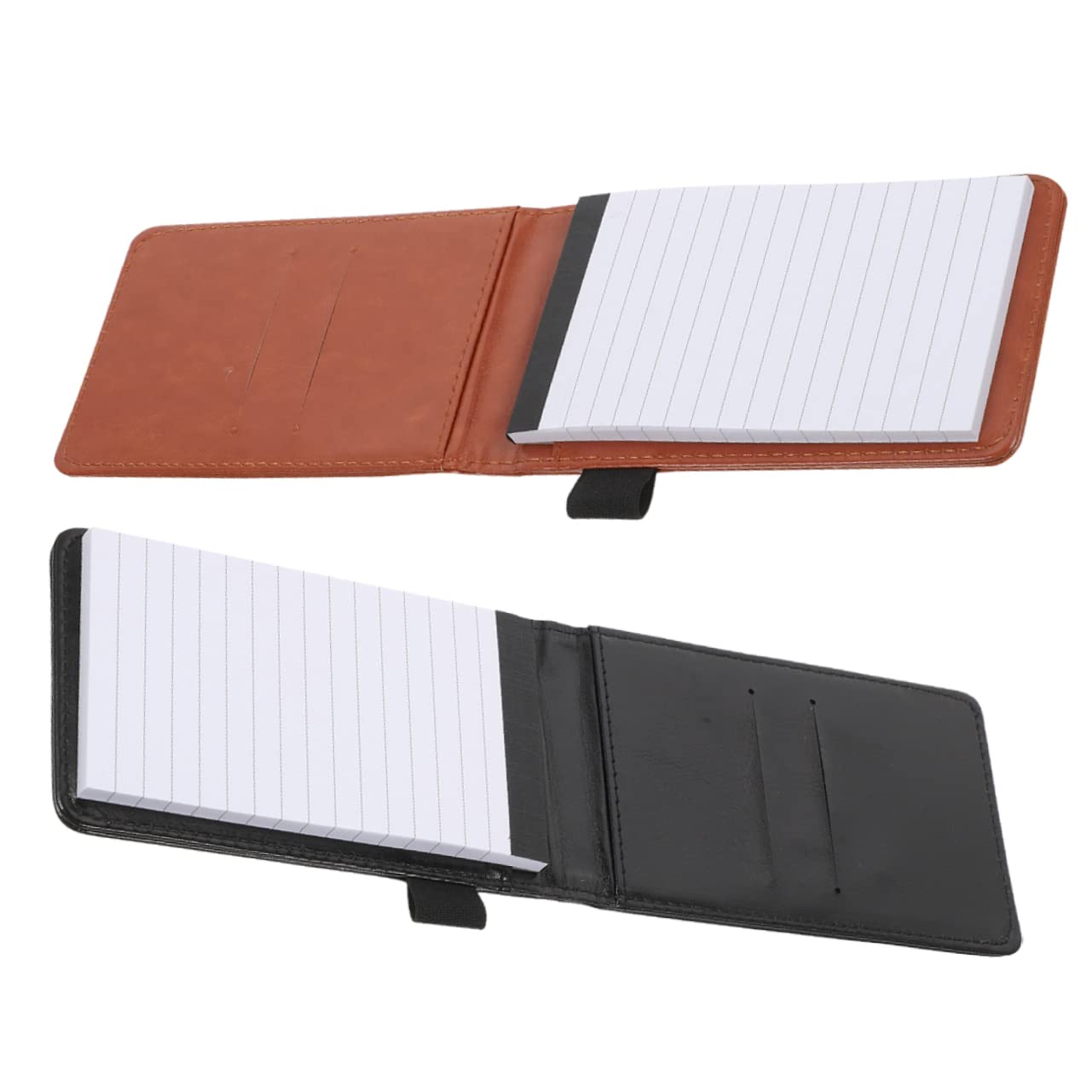 Lurrose 4 Ensembles Carnet De Travail Carnet De Planificateur Fournitures Autocollants Stylo Workbook Journaling Cahier D'écriture D'affaires Cahier Pour Journal Faux Cuir 2 Pièces * 4