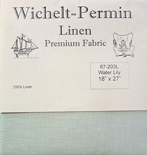 Wichelt-Permin Wichelt Permin Premium Cross Stitch Linen 32 ct Water Lily 18" x 27"