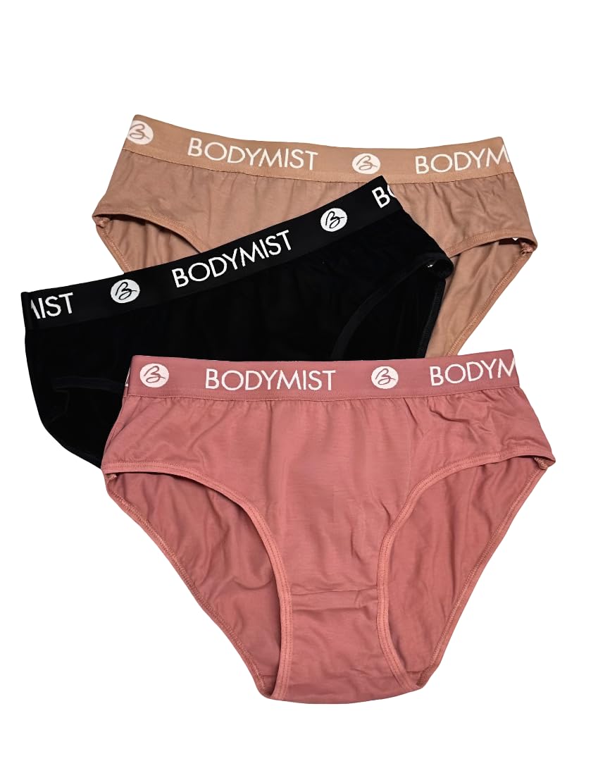 Stylish Womens Cotton Blend Regular Fit Hipster Panty (XL,Multicolor, Pack of 3)-image-16
