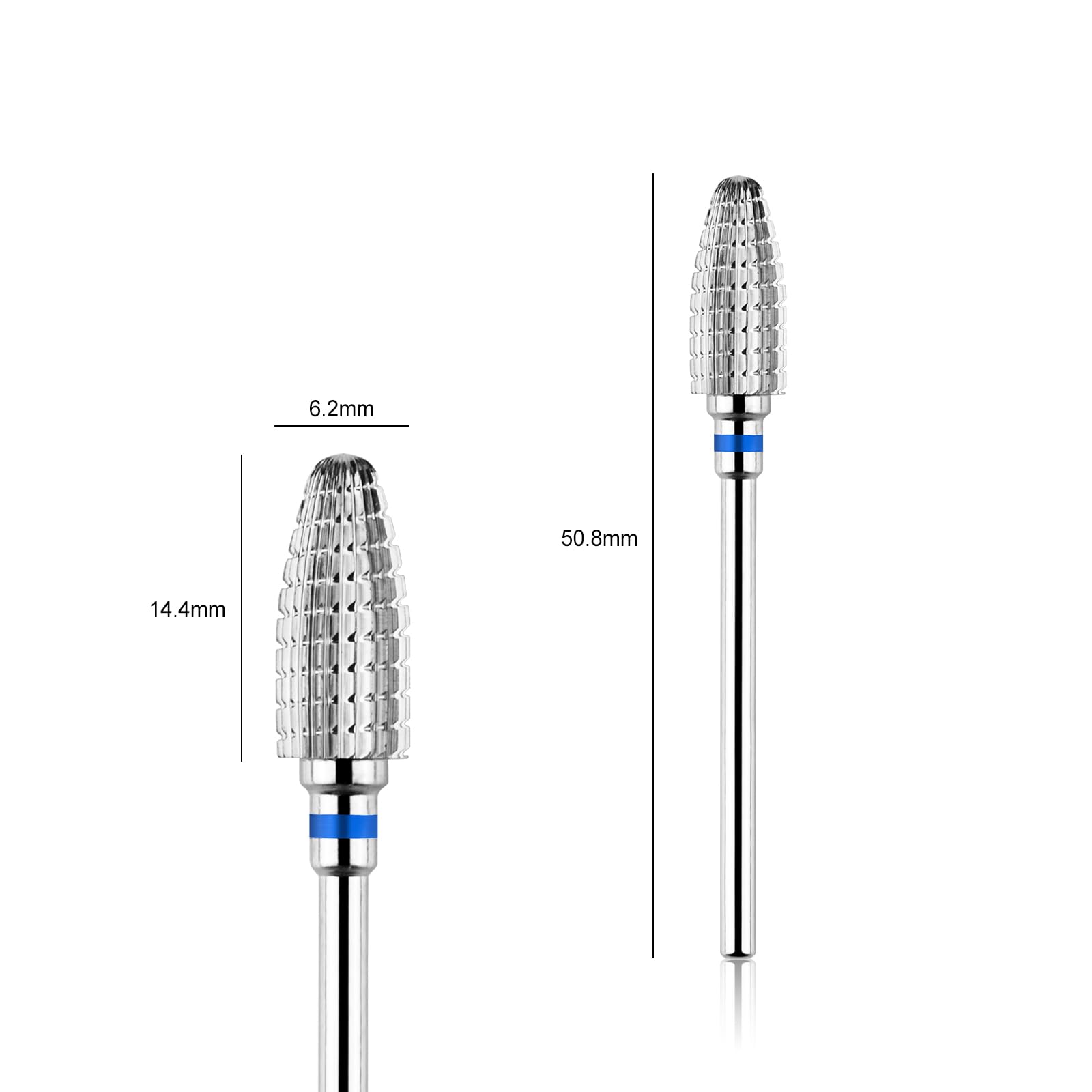 BNG 5 in 1 Carbide Nail Drill Bit Cuticle Remove Acrylic Nails Professional 3/32" Electric Nail Drill Tungsten Steel Bits Manicure Pedicure Professional Salon Tool - Image 4