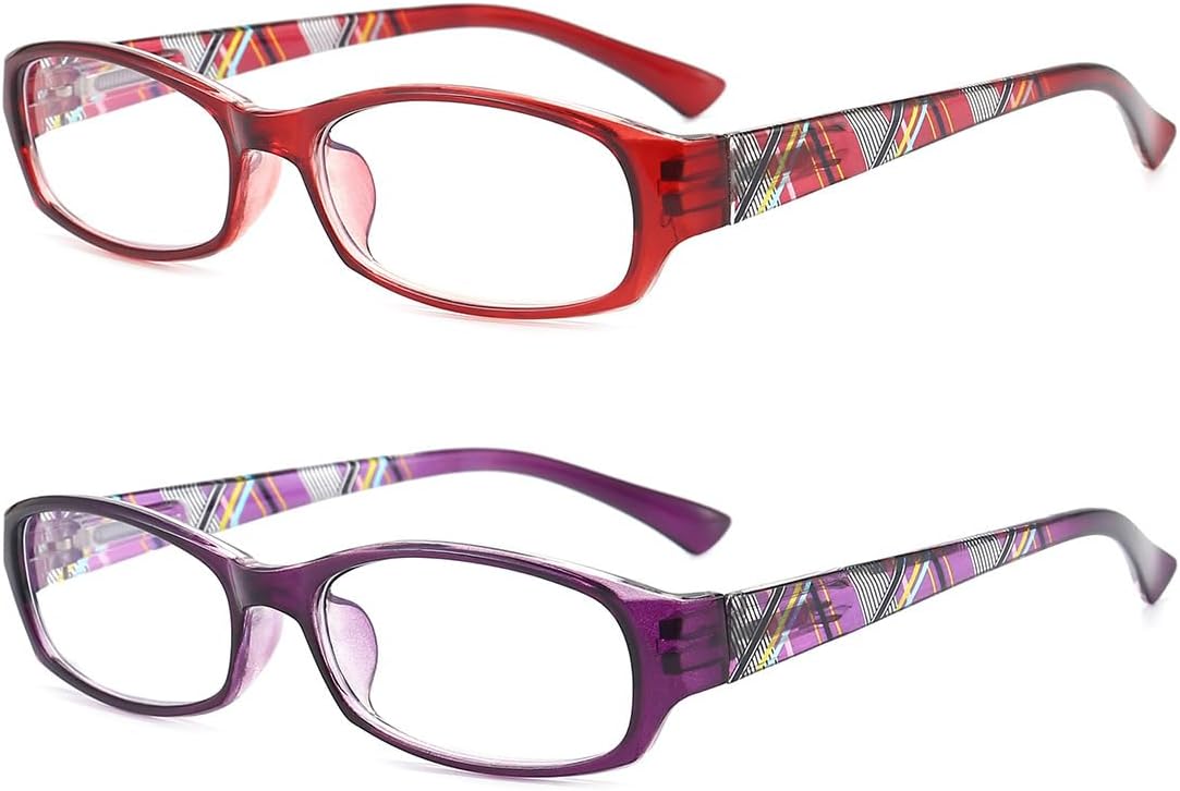 Reading Glasses for Women with Spring hinges 1.25 Professional Computer Readers with Blue Light Protection and Case - Image 2