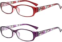 Vista 10 de Reading Glasses Womens Men Blue Light Blocking - 4 Pairs Computer Readers Lightweight Colorful Eyeglasses +1.75