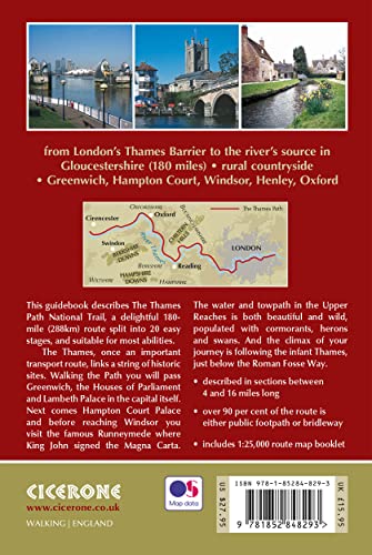 Walking The Thames Path: From London To The River's Source In Gloucestershire (Cicerone Walking) #TOP1
