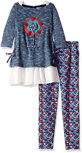 Rare Editions Girls' Sweater Knit Legging Set