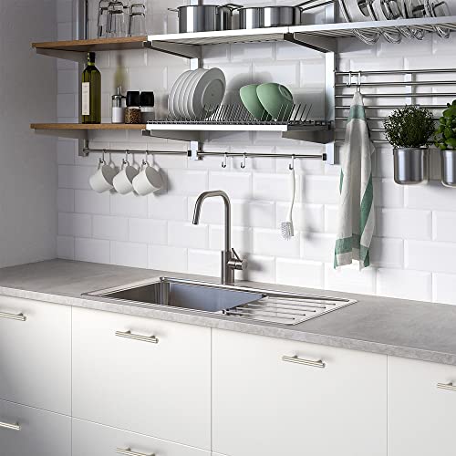 Ravinte 45 Pack | 5'' Cabinet Pulls Brushed Nickel Stainless Steel Kitchen Drawer Pulls Cabinet Handles 5”Length, 3” Hole Center with Mounting Template by Ravinte - Image 8