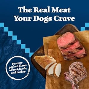 Blue Buffalo Wilderness Rocky Mountain Recipe High Protein, Natural Adult Wet Dog Food, Red Meat 12.5-oz cans (Pack of 12)