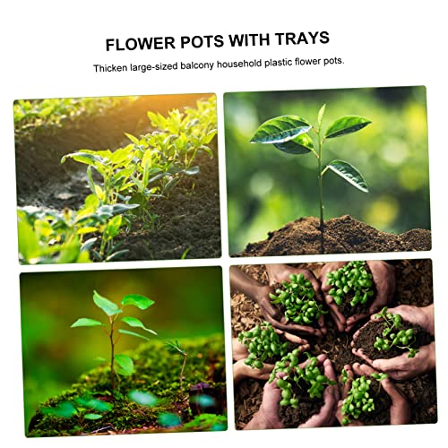 Pot de fleurs à racines contrôlées plastique durable - 6