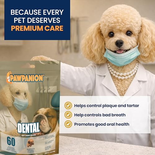 Image of Dental Soft Chews for Dogs Oral Health & Fresh Breath 60 Count