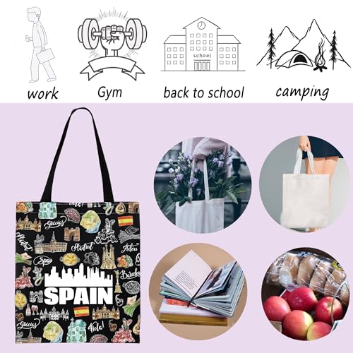 ENSIANTH Spain Travel Tote Bag