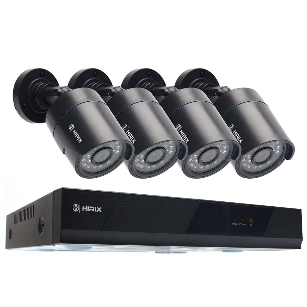 Alivio 1080p 5MP 4 Channel CCTV Security Camera System with AHD Kit