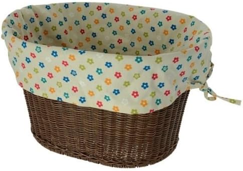 Quality Dawes Linen Fabric Bike Wicker Basket Liner Heritage Retro Cream Floral Womens
