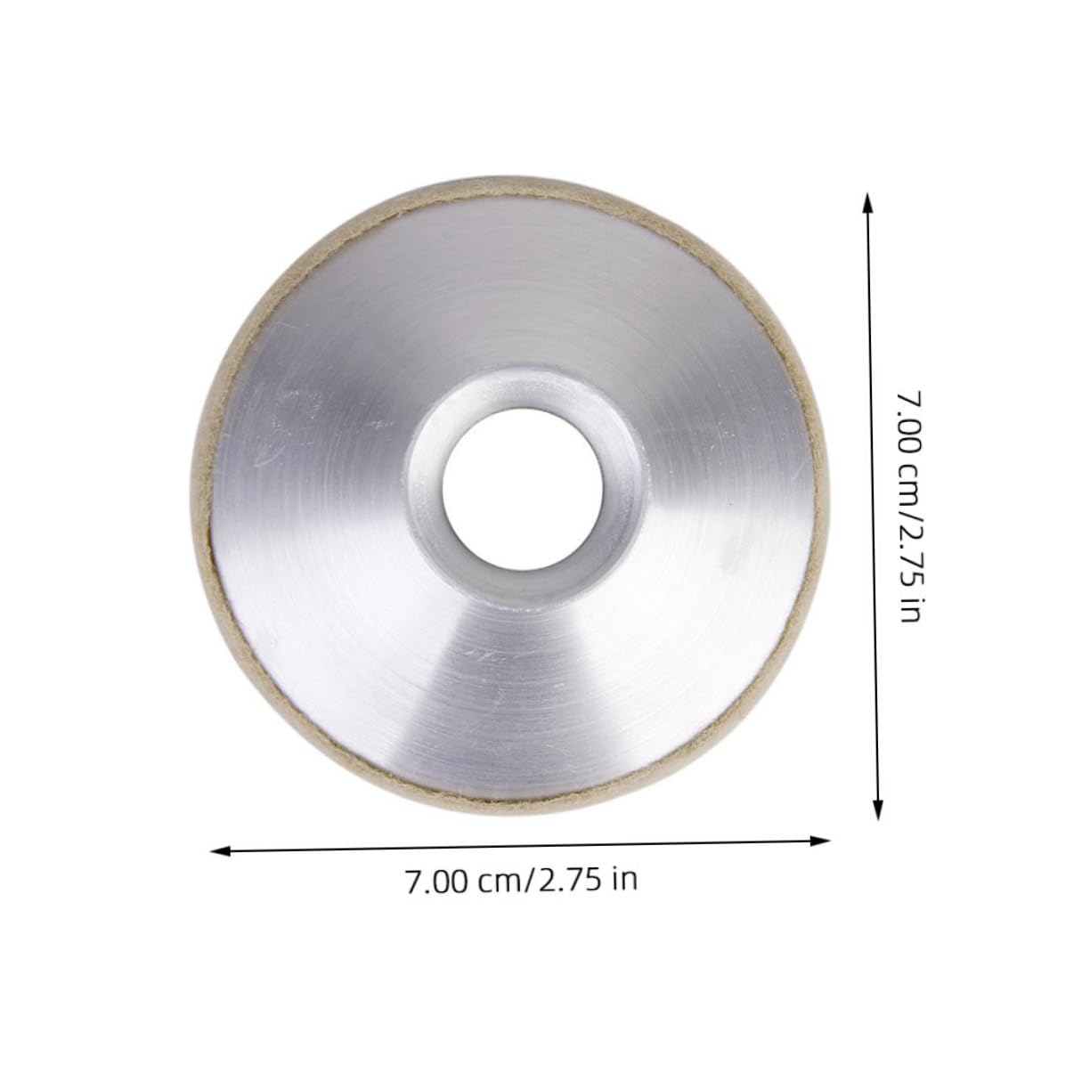 GOOHOCHY Alto Saxophone Mute Dampener Silver Metal Sound Muffler for Fits Alto Sax Reduces Overtones to Height Construction