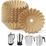 MIMORE Coffee Filters - 150 PCS Percolator Coffee Filters for Farberware 8-12 Cup, Primula 9 Cup, Coletti 12 Cup, Elite Gourmet EC812, Disposable Coffee Filter Unbleached for Cuisinart PRC-12N