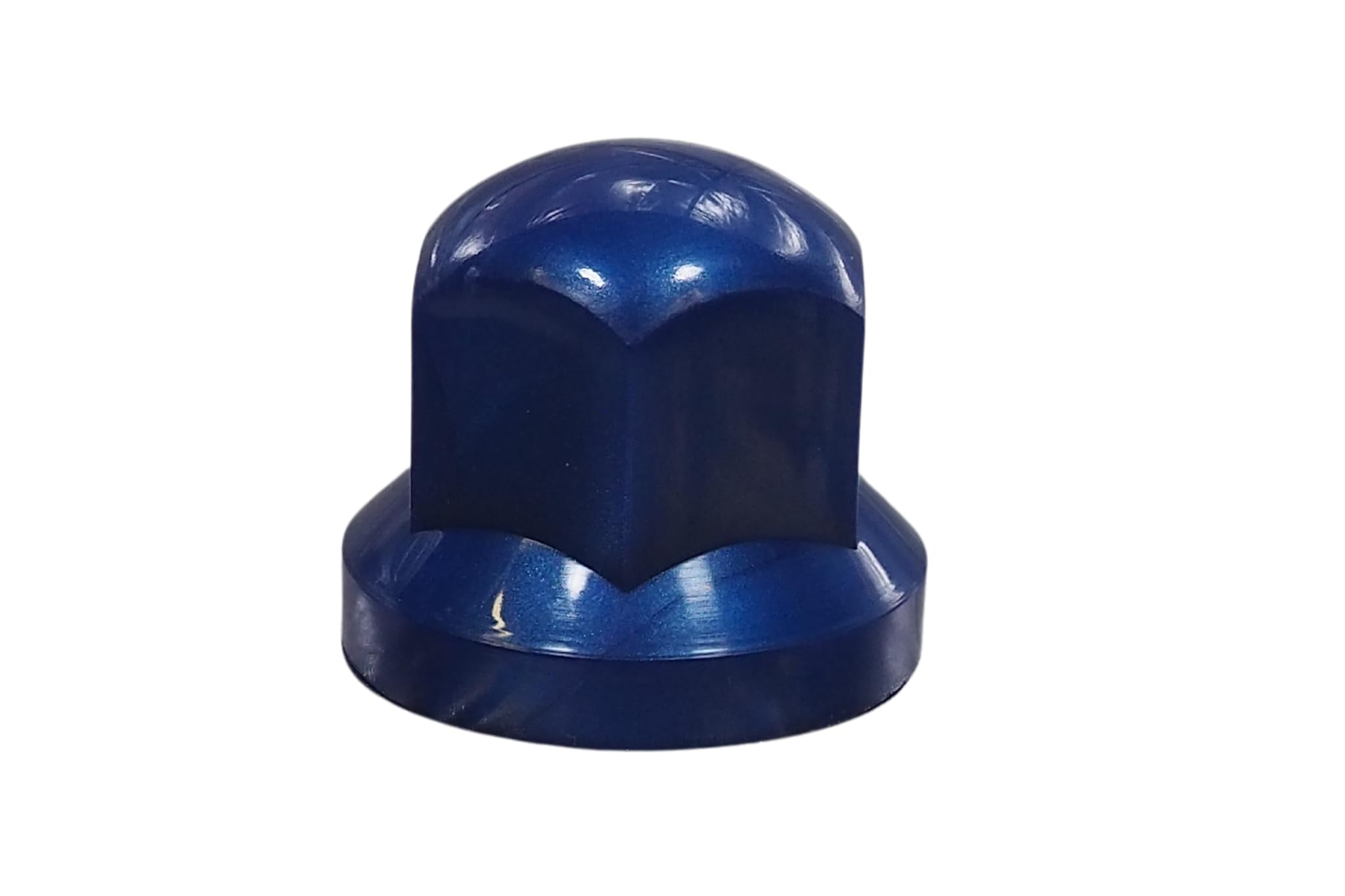 KRAM-TRUCK 100x Tapas de tuercas de rueda cortas de plástico para camiones y remolques Ancho de llave 32 mm Resistente a los arañazos para MAN DAF Scania Mercedes Camiones Remolques Azul