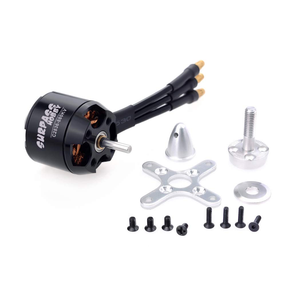 DollaTek Haute Performance 2216 880KV 14 pôles Moteur sans balais pour Avion RC à voilure Fixe