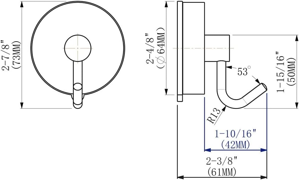 4 PCS Black Vacuum Suction Cup Hook Punch-Free Wall Hangers Towel Keys Coat Shower Hook Home Bathroom Accessories(D)