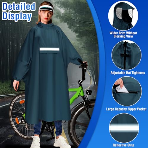 Poncho de pluie imperméable de qualité supérieure pour le cyclisme - 3