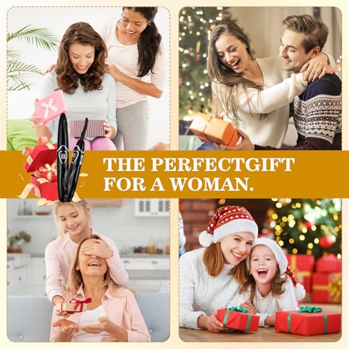 Focenat Wimpernzange Beheizbar, Beheizbare Wimpernzange, Accurate Temperature Control Electric Eyelash Curler, Elektrische Wimpernzange USB-C Wiederaufladbare, Intelligent Power Off (Schwarz)