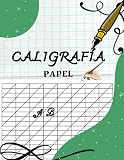  Caligrafía Papel Para Principiantes: 150 hojas: papel de práctica de caligrafía y libro de trabajo para artistas de letras, principiantes