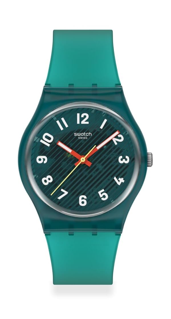 Swatch Unisex Casual Watch Green Quartz WAVELENGTHS of Moss by Swatch - Used condition - CA$82.56