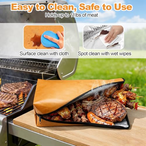 Kit parrillero 9 piezas con accesorios y manta aislante para BBQ miniatura 3