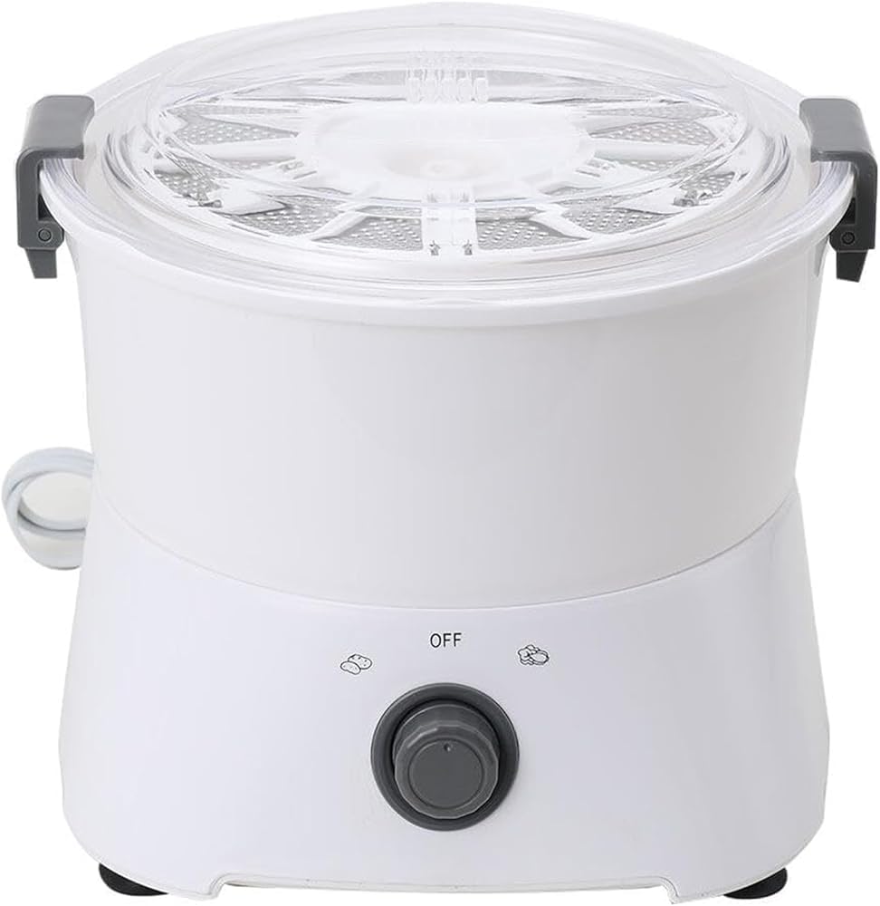 Pelapatate Elettrico, pelapatate Automatico da 85 W, pelapatate Commerciale con Comando a Un Pulsante, pelapatate Multifunzione per Frutta e Verdura, essiccatore per Verdure