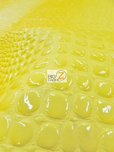Alligator Embossed Upholstery Vinyl Fabric by The Yard 2 Tone 3D Crocodile (Fiji Turquoise)