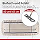Thometzki Wischmopp-Bezug (2X, 40cm) - Bodenwischer-Wischbezug zur Echtholz Trocken- & Nass-Bodenpflege - Bodenwischer-Bezug für Parkett-Dielen, Laminat & Fliesen - Hochwertiger Wischer-Bezug Beige