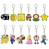 Mario Birthday Party Supplies, 24Pcs Acrylic Keychains for Mario Birthday Party Favors, Goodie Bag Stuffers for Mario Theme Party Gifts