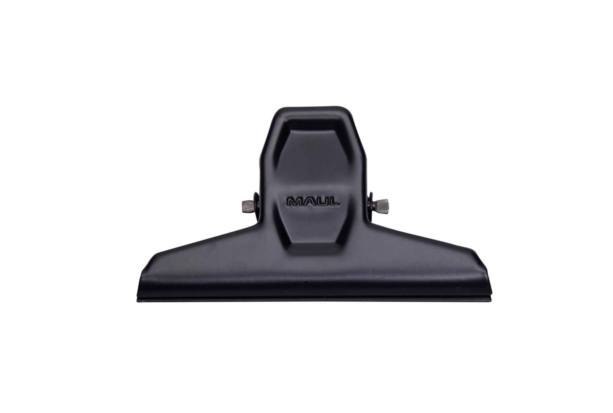 Paper Clip Maulpro, Torsion-Resistant, Steel, 95 mm Wide, 25 mm Clamping Width, Black, 2 Pieces