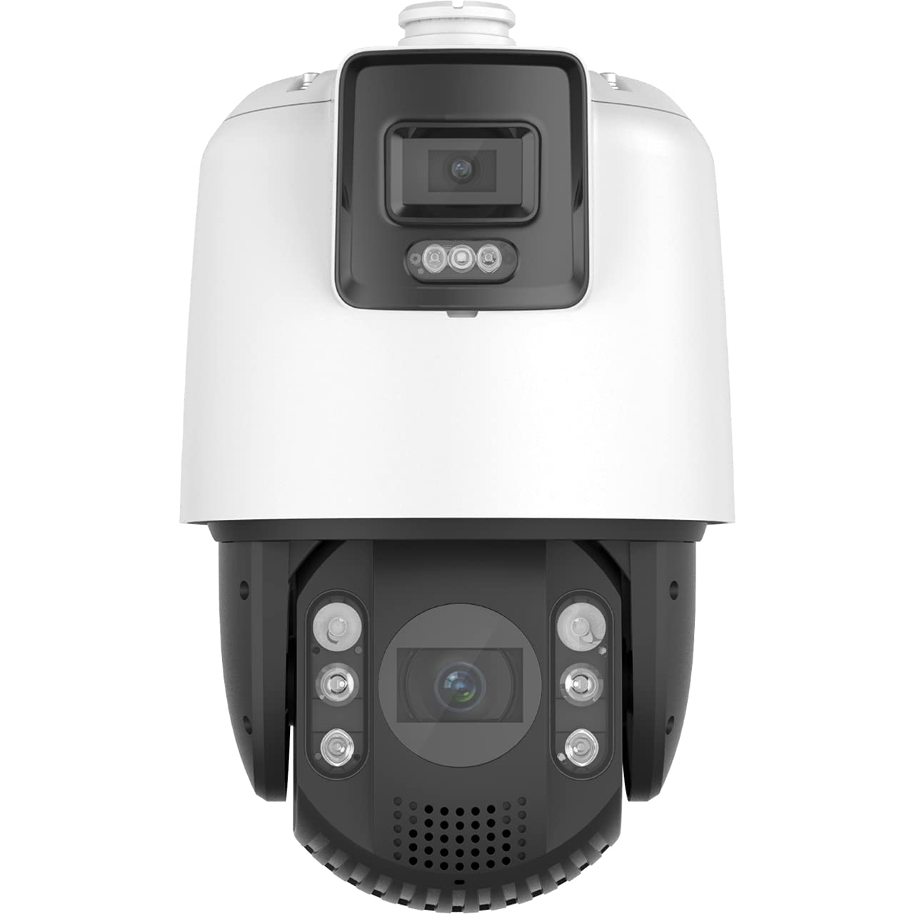OEM HIKVISION DS-2SE7C124IW-AE(32X/4)(S5) AcuSense DarkFighter Smart-Linkage 32x 2MP PTZ + Panoramic Camera 4mm Lens Built-in Speaker & White Light Alarm Audible Warning 150M IR 24 VAC & Hi-PoE