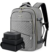 Zaino Da Viaggio Lekespring 40x20x25 Cm (20L) - Bagaglio A Mano Ryanair Approvato, Con 6 Sacche Organizzatrici, Vano Bagnato, Per Aereo, Scuola, Business