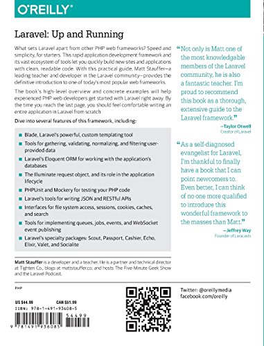 Laravel: Up and Running: A Framework for Building Modern PHP Apps