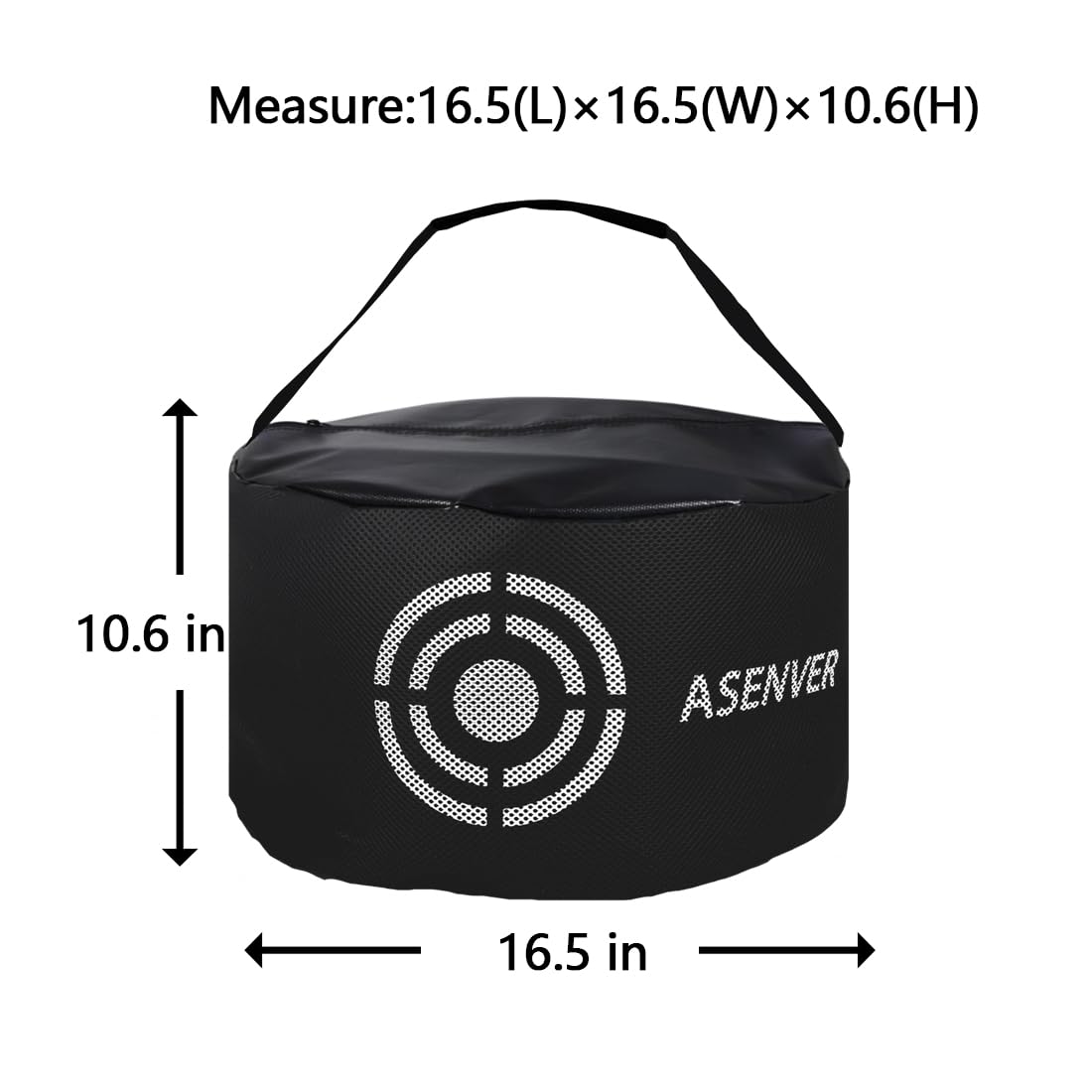 Sac de Golf Noir Silencieux pour entraînement de Golf