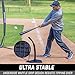 GoSports Baseball & Softball Batting Tee - Adjustable Rubber Hitting Tee for All Leagues and Skill Levels