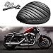 TUINCYN Asiento de conductor de moto, solo Pad para sillín, con soporte de resorte para Harley Honda Yamaha Custom Bobber Chopper (rayas)