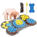Hertzko Snuffle Mat for Dogs & Cats – Includes Lick Mat & Spatula – Dog Snuffle Toy, Puppy Enrichment Mat, Slow Feeder, Treat Dispenser, Boredom Relief, Pet Anxiety Aid