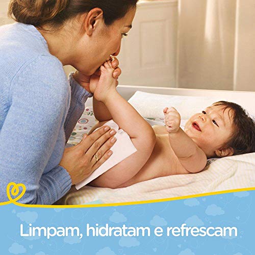 Pampers Lenços Umedecidos Cheirinho De Bebê 48 Unidades