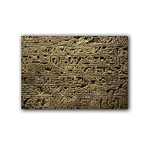 ZLFDMBHcanvas prints 20 x 30 cm x 1 stuks frameloze Egyptische hiërogliefen in de tempel, oude Egyptische foto’s voor…
