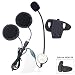 Produktbild Motorrad-Helm Kommunikationssystem, Mikrofon, Kopfhörer, Kabel, Headset und Clip, Zubehör für V8 mit 10-poligem Mini-USB-Anschluss, Bluetooth, Interphone, Motorrad-Intercom