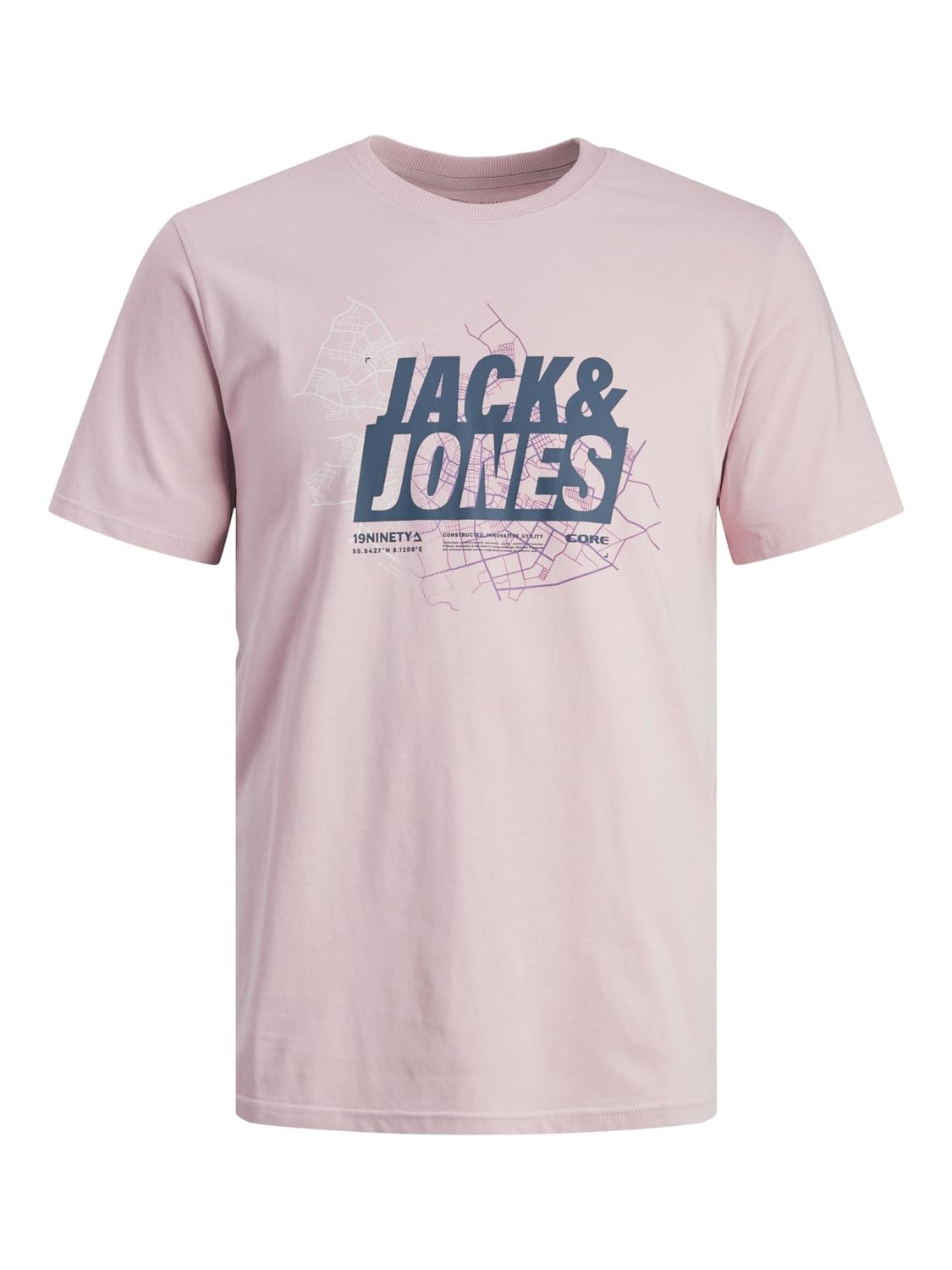 Jack & Jones Jcomap Summer Logo tee SS Crew Neck Sn Camiseta para Hombre