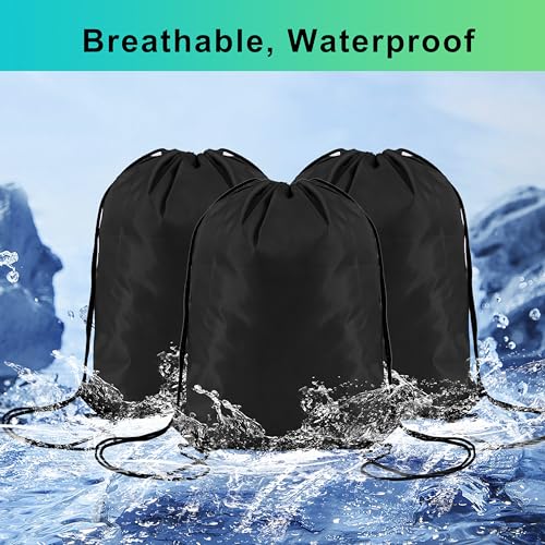 40 Pack Drawstring Backpack With Key Tag 13.39“X16.53” Sport Bag Cinch String Backpack Swimming Bag Football Bag Party Beach Bag Team Bag (Red)4