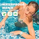 Women's Watch Waterproof Ladies Watches Sport Wrist Watch Nurse Analog Simple Minimalist Casual Watch Dress Wristwatch with Day Date White Black Pink Gold Green Purple - Image 4