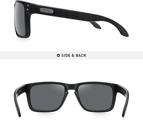 Miniatura 4 de Gafas de sol polarizadas deportivas para hombre, gafas de sol de marco flexible para pesca deportiva masculina