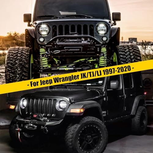 Aaiwa LW0750 Led Headlight For Wrangler, 7 Inch Round Led Headlights 105W Headlight thumb #6